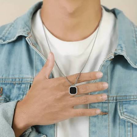 Black Pendent For Your Favorite Men