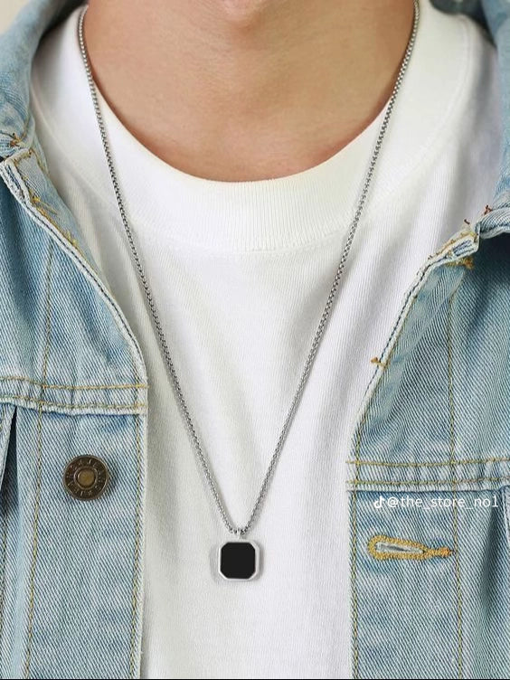 Black Pendent For Your Favorite Men
