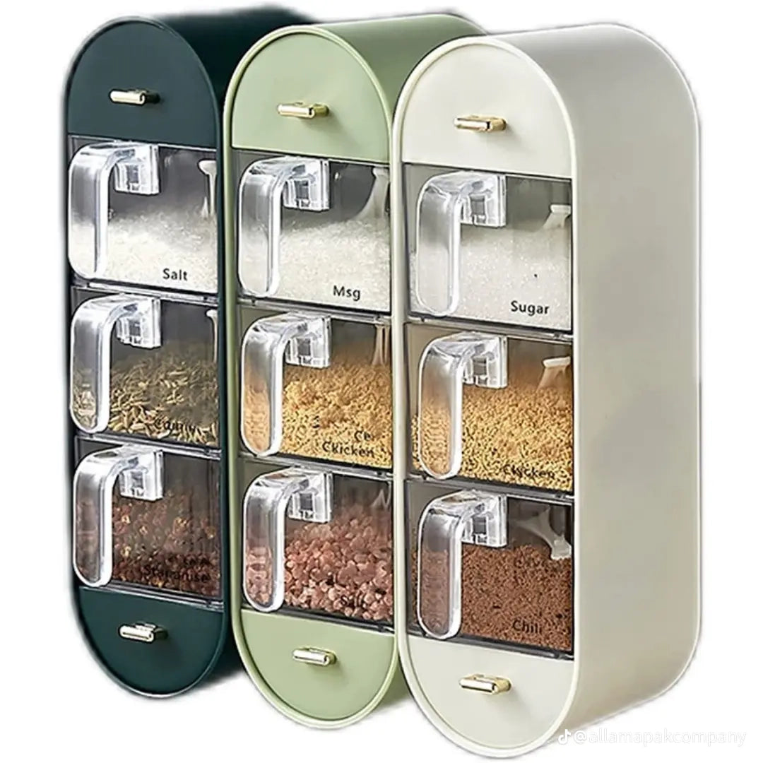 Wall Mounted Storage Box For Masala | Available in Stock
