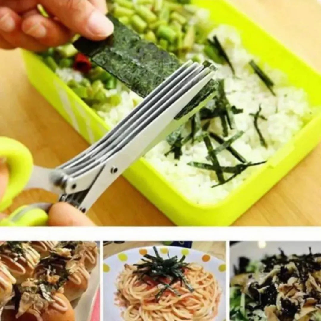 5 Layer Stainless Steel Vegetable Scissor | Buy 1 Get 1 Free